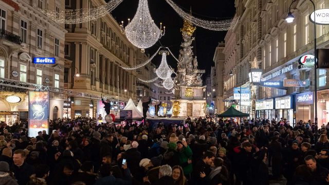 Silvester & New Years Eve, Vienna, Graben Celebrations © Stadt Wien Marketing, Johannes Wiedl